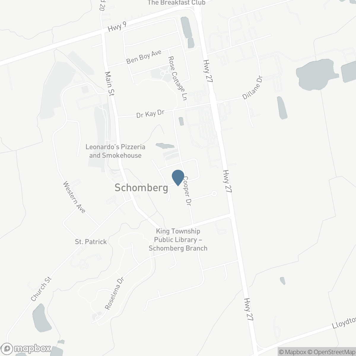 12 DR. JONES DRIVE, Schomberg, Ontario L0G 1T0